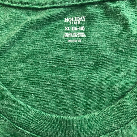 Jingle All The Way Holiday Time Forest Green Tee - Picture 4 of 7